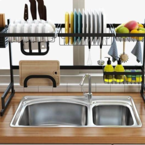 Over-Sink Stainless Dish Rack