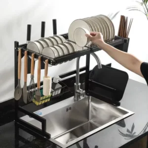 Over-the-Sink Dish Drying Rack