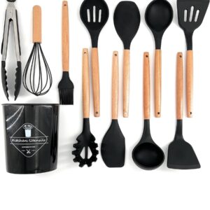 12‑Piece Silicone Kitchen Utensils Set