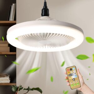 Smart Ceiling Fan with LED Light & Remote