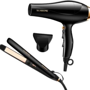 SUNHOME Hair Styling Set (Dryer + Straightener)