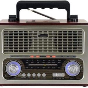 Classic Wooden Bluetooth Radio