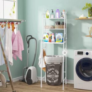 Smart Bathroom Over-Toilet Shelf Organizer